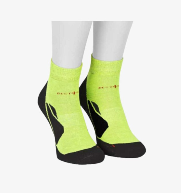 BestSilver sportsok neon yellow